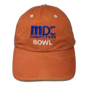 Fahrenheit Baseball Cap Orange Slideback One Size MPC Computers Bowl Hat Blue
